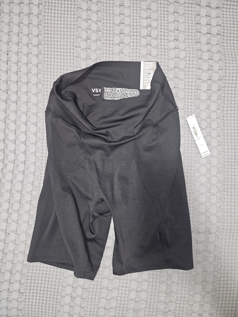 VSX Black High-Waist Athletic Bike Shorts